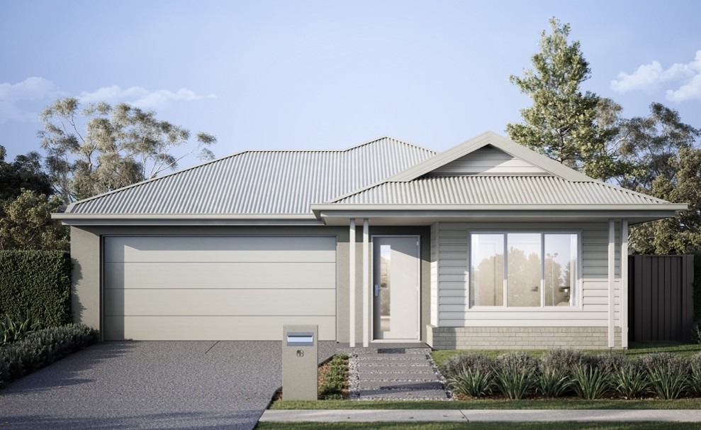 House and land package at Bellevue, Ripley QLD front elevation