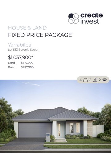 House and land package at Yarrabilba QLD brochure cover