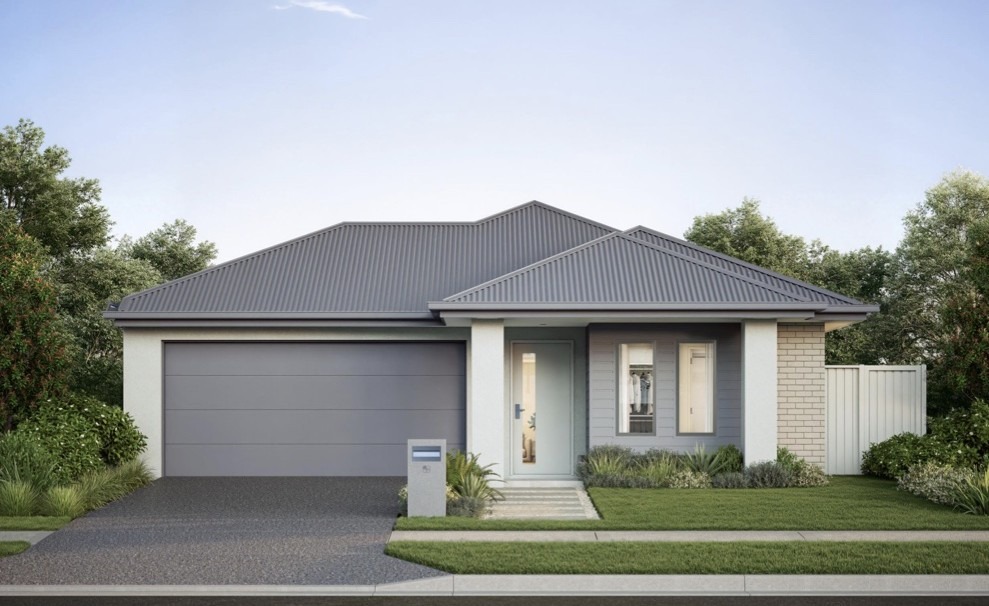 House and land package at Yarrabilba QLD front elevation