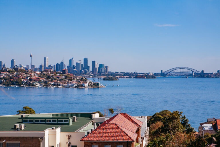 View towards the Sydney CBD skyline